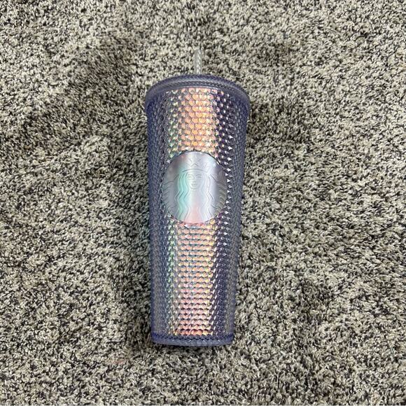 STARBUCKS 2018 Rare Iridescent Studded Tumbler Flawed - Picture 1 of 6